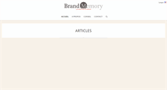 Desktop Screenshot of brandmemory.fr